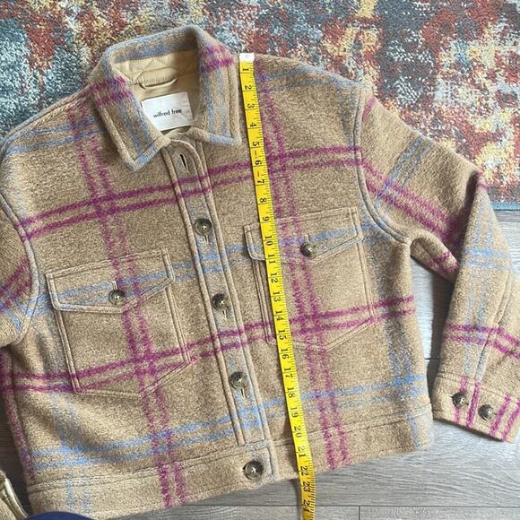 Wilfred free size medium cropped woman’s plaid-jacket - Picture 10 of 15